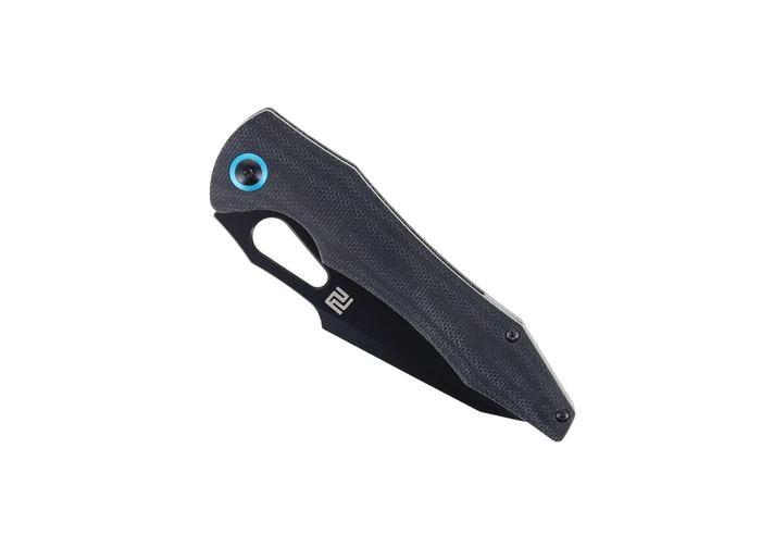 Discontinued WMK Exclusive Artisan Cutlery Great White Folding Knife Black Micarta DLC Blade 1841P-BBK 5 Discontinued WMK Exclusive Artisan Cutlery Great White Folding Knife Black Micarta DLC Blade 1841P-BBK - Image 3