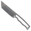 Halfbreed Compact Fixed Blade Knife Stonewash VG-10 Handle/Blade Tanto Plain Edge CFK-03-STN -Knives Store HALFBREED CFK 03 VG10 STN 01 57241.1694712376