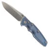 Hinderer Eklipse 3.5" Spearpoint Automatic Folding Knife Stonewashed Blue Handle Stonewashed Blade -Knives Store HINDERER EKLIPSE SPEARPOINT STONEWASH BLUE 05 98564 82672.1748538534
