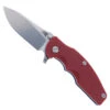 Hinderer Jurassic Slicer Folding Knife Red G10 Handle Magnacut Blue Stonewashed Titanium -Knives Store HINDERER JURASSIC MAGNACUT SLICER STONEWASH BLUE RED G10 05 92599.1747756535