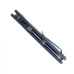 Hinderer Eklipse 3.5" Automatic Spearpoint Folding Knife Battle Blue Handle Working Finish Blade -Knives Store HINDERER SPEARPOINT AUTO BATTLE BLUE 03 04141.1749150196