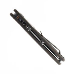 Hinderer Eklipse 3.5" Automatic Spearpoint Folding Knife Battle Bronze Handle Working Finish Blade -Knives Store HINDERER SPEARPOINT AUTO BATTLE BRONZE 04 77633.1749150226