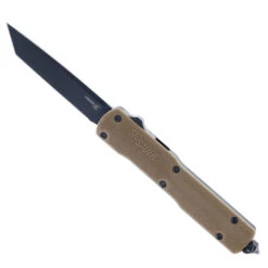 Hogue Sig Counterstrike 36961 OTF Auto Knife Flat Dark Earth Polymer Handle 20CV Plain Black Blade