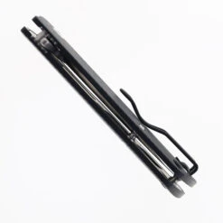 Klaken Grani Folding Knife Black G10 Handle D2 Plain Edge B04-BLK-SIL -Knives Store HWZBBEN B04 BLACK SILVER 03 22327.1751387720