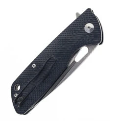 Klaken Grani Folding Knife Black G10 Handle D2 Plain Edge B04-BLK-SIL -Knives Store HWZBBEN B04 BLACK SILVER 04 92681.1751387720