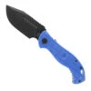 Halfbreed Large Bush GEN 2 Folding Knife Blue G10 Handle 3V Plain Black Blade LBF-01 BLUE -Knives Store Halfbreed LBF 01 BLUE G201 13481.1730748243