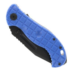 Halfbreed Large Bush GEN 2 Folding Knife Blue G10 Handle 3V Plain Black Blade LBF-01 BLUE -Knives Store Halfbreed LBF 01 BLUE G203 89919.1730748243