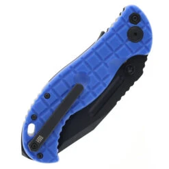 Halfbreed Large Bush GEN 2 Folding Knife Blue G10 Handle 3V Plain Black Blade LBF-01 BLUE -Knives Store Halfbreed LBF 01 BLUE G204 74514.1730748243