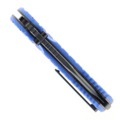 Halfbreed Large Bush GEN 2 Folding Knife Blue G10 Handle 3V Plain Black Blade LBF-01 BLUE -Knives Store Halfbreed LBF 01 BLUE G205 77725.1730748243