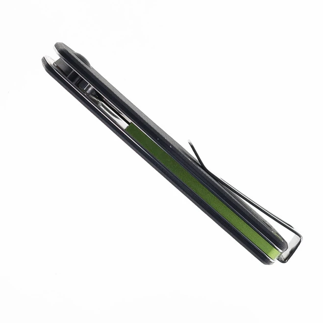 James The Folsom Folding Knife Black G10 Handle VG-10 Drop Point Plain Edge KN112114-00 - Image 5