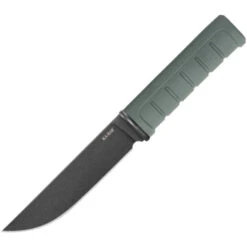 KaBar Dust II Fixed Blade Knife Green GFN Handle D2 Plain Black Blade KA6101 -Knives Store KA6101 31731.1742833779