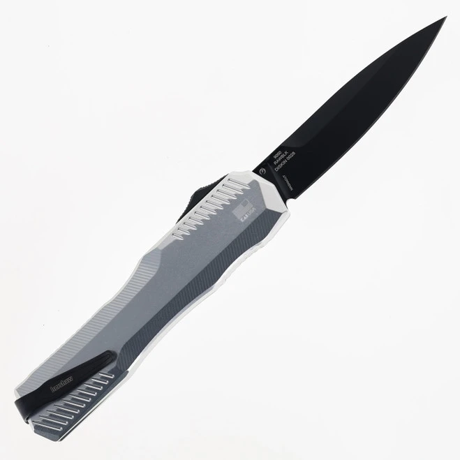 Kershaw Livewire OTF Automatic Knife Raw Aluminum Handle PVD Magnacut Blade 9000RAWBLK 4 Kershaw Livewire OTF Automatic Knife Raw Aluminum Handle PVD Magnacut Blade 9000RAWBLK - Image 2