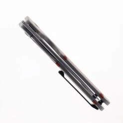 WMK Exclusive Kizer Militaw Pocket Knife Jonathan Style Titanium & Red Micarta Handle 154CM Steel Ki3634E2 -Knives Store KIZER MILITAW RED MICARTA 02 78378.1712852608