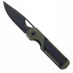 Kizer Mini Militaw Folding Knife Black G10/Micarta Handle Nitro-V Plain Black Blade V3634SA5