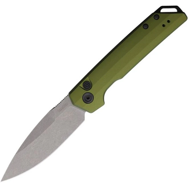 Kershaw Automatic Launch Iridium Olive Folding Knife Stonewash Magnacut KS7038OL 3 Kershaw Automatic Launch Iridium Olive Folding Knife Stonewash Magnacut KS7038OL