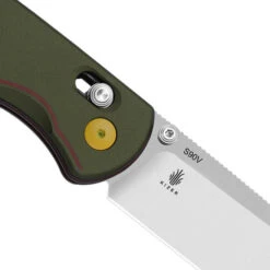 Movie Themed WMK Exclusive Kizer Drop Bear Folding Knife Green Aluminum Handle S90V Blade Ki3619E4 -Knives Store Ki3619E46 64678.1757351778