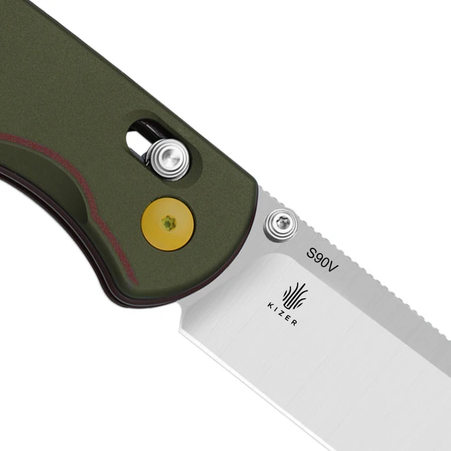 Movie Themed WMK Exclusive Kizer Drop Bear Folding Knife Green Aluminum Handle S90V Blade Ki3619E4 8 Movie Themed WMK Exclusive Kizer Drop Bear Folding Knife Green Aluminum Handle S90V Blade Ki3619E4 - Image 6