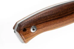 Lionsteel M2M Fixed Blade Knife Santos Wood Handle M390 Plain Edge Satin Finish M2M ST -Knives Store LSM 2 90892.1682607764