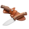 Lionsteel M2M Fixed Blade Knife Santos Wood Handle M390 Plain Edge Satin Finish M2M ST -Knives Store LSM 10902.1682607763