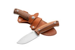 Lionsteel M2M Fixed Blade Knife Santos Wood Handle M390 Plain Edge Satin Finish M2M ST
