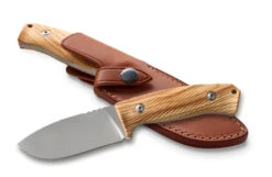 Lionsteel M3 Fixed Blade Knife Olive Wood Handle Niolox Plain Edge Satin Finish M3 UL