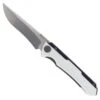 Maxace Kestrel Folding Knife White/Black Aluminum/G10 Handle Magnacut Drop Point Plain Edge Satin Finish MM28-1-A -Knives Store MAXACE MM28 1 A KESTREL 05 03334.1723064404