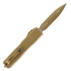 Microtech Ultratech ZBP OTF Automatic Knife Cerakote Tan Shadow Dagger Tan Standard 1122-1CRA -Knives Store MICROTECH ULTRATECH 1122 1 CRA 06 24583.1758046384