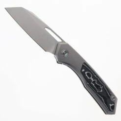Miguron Knives Keryx II Pocket Knife Aluminum Foil Carbon Fiber Titanium Handle M390 Steel MGR-605CSRII
