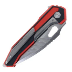 PMP Paragon Folding Knife Red/Black G10 Handle Stonewashed D2 Blade -Knives Store PMP PARAGON FOLDER RED BLACK G10 D2 05 62712.1758035999