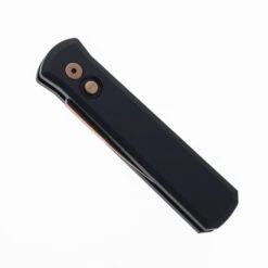 Pro-Tech Godson Auto Knife Black Aluminum Handle 154CM Spear Point Plain Rose Gold Blade 721-RG -Knives Store PROTECH 721 RG GODFATHER 01 78041.1749057393