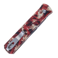 Pro-Tech Godfather Automatic Knife Black/Gray/Red Aluminum Handle 154CM Spear Point Plain Edge 921-Satin CTC -Knives Store PROTECH 921 satin ctc godfather 04 12964.1756137462