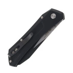 Pro-Tech Oligarch Automatic Knife Black Aluminum Handle Magnacut Sheepsoot Plain Edge Black/Satin Finish DS103-LTD -Knives Store PROTECH DS103 LRD OLIGARCH AUTO 04 85664.1756138493