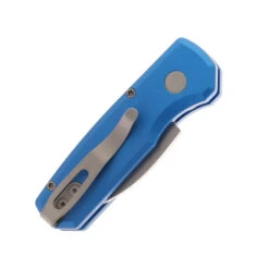 Pro-Tech Runt 5 Automatic Knife Blue Aluminum Handle Magnacut Wharncliffe Plain Edge Stonewash Finish R5301-BLUE -Knives Store PROTECH R5201 BLUE RUNT 5 04 96508.1756137431
