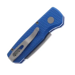 Pro-Tech Runt 5 Auto Knife Blue Aluminum Handle 20CV Reverse Tanto Plain Edge R5205-Blue -Knives Store PROTECH R5205 blue RUNT 5 REVERSE TANTO 03 16697.1749666726