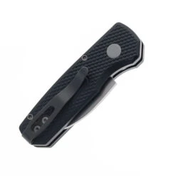 Pro-Tech Runt 5 Auto Knife Black Aluminum Handle Magnacut Whancliffe Plain Edge Stonewash Finish R5305 -Knives Store PROTECH R5305 RUNT 5 03 17969.1749576903