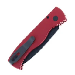 ProTech Auto Knife Red Smooth Handle Magnacut Plain Black Blade T203-Red 11 ProTech Auto Knife Red Smooth Handle Magnacut Plain Black Blade T203-Red -Knives Store PROTECH T203 RED BLK BLADE 03 87192.1748547882