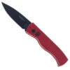 ProTech Auto Knife Red Smooth Handle Magnacut Plain Black Blade T203-Red -Knives Store PROTECH T203 RED BLK BLADE 05 33050.1748547882
