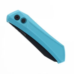 Pro-Tech Oligarch Sinkervich Auto Knife Tiffany Blue Aluminum Handle Magnacut Sheepsfoot Plain Black DLC Blade DS103 T. Blue -Knives Store PROTECH ds103 t. blue OLIGARCH 01 29006.1749060339