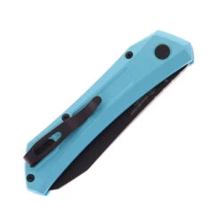 Pro-Tech Oligarch Sinkervich Auto Knife Tiffany Blue Aluminum Handle Magnacut Sheepsfoot Plain Black DLC Blade DS103 T. Blue -Knives Store PROTECH ds103 t. blue OLIGARCH 03 04290.1749060339