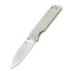 QSP Outdoor Parrot V2 Knife Jade G10 Handle D2 Plain Satin Ball Bearings QS102-C -Knives Store QS102 C 1 92840.1690305137