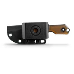 Vosteed Quokka Fixed Blade Knife PEI Handle Bowie Plain Edge Black Stonewash Finish D0603 -Knives Store Quokka D0603 2 32418.1748001558