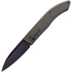 Real Steal Stella Lux Slip Joint Folding Knife OD Green G10 Handle K110 Plain Black Blade RS7041Z3 -Knives Store RS7041Z3 81143.1743168916