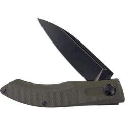 Real Steal Stella Lux Slip Joint Folding Knife OD Green G10 Handle K110 Plain Black Blade RS7041Z3 -Knives Store RS7041Z3 add 02 05699.1743168916
