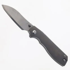 Sandrin Knives Torino Folding Knife Titanium Handle HRC71 Plain Edge