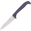 Spyderco Counter Critter Purple Handle Kitchen Knife Satin 7Cr17MoV Blade K21PPR -Knives Store SCK21PPR 71807.1755801630