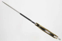 Sniper Bladeworks BDH Fixed Blade Knife Brass Handle 420HC Modified Bowie Plain Edge Satin Finish BDHBRZSAT -Knives Store SNIPER BLADEWORK BDH 03 64490.1748453380