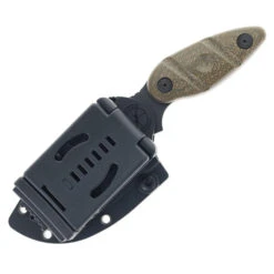 Sniper Bladeworks Utility Fixed Blade Knife OD Green Micarta Handle SUJ2 Drop Point Plain Black Blade SKINNERODGBLK -Knives Store SNIPER BLADEWORK SKINNER GREEN MICARTA BLACK BLADE 02 72178.1748452363