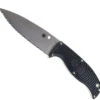 Spyderco Enuff 2 Fixed Blade Knife Black FRN Handle VG-10 Serrated Edge FB31SBK2 -Knives Store Spyderco fb31snk2 01 55690.1675277163