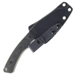 Tactile Knife Co Redhawk Fixed Blade Knife Black Micarta Handle Magnacut Plain Black Cerakote Blade Kydex Sheath 20-RK-MCBC-RMBL -Knives Store TACTILE TURN REDHAWK KYDEX BLACK HANDLE BLACK BLADE 02 21247.1748534144
