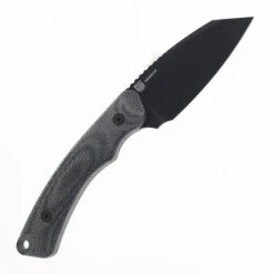 Tactile Knife Co Redhawk Fixed Blade Knife Black Micarta Handle Magnacut Plain Black Cerakote Blade Kydex Sheath 20-RK-MCBC-RMBL -Knives Store TACTILE TURN REDHAWK LEATHER SHEATH BLACKHANDLE BLACK BLADE 05 07219.1748534144